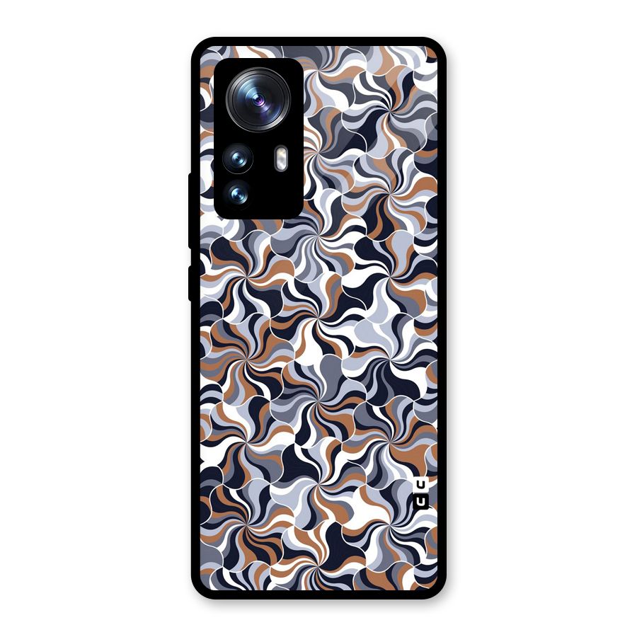 Multicolor Swirls Glass Back Case for Xiaomi 12 Pro