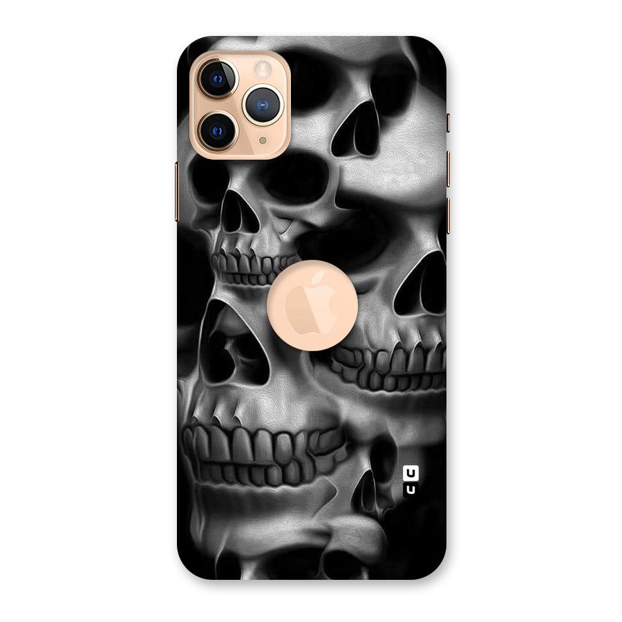 Multiple Skulls Back Case for iPhone 11 Pro Max Logo Cut