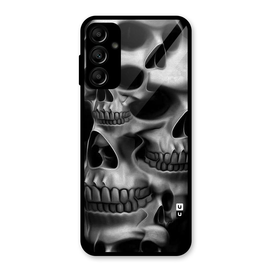 Multiple Skulls Glass Back Case for Galaxy A14 5G