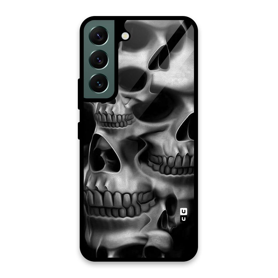 Multiple Skulls Glass Back Case for Galaxy S22 5G