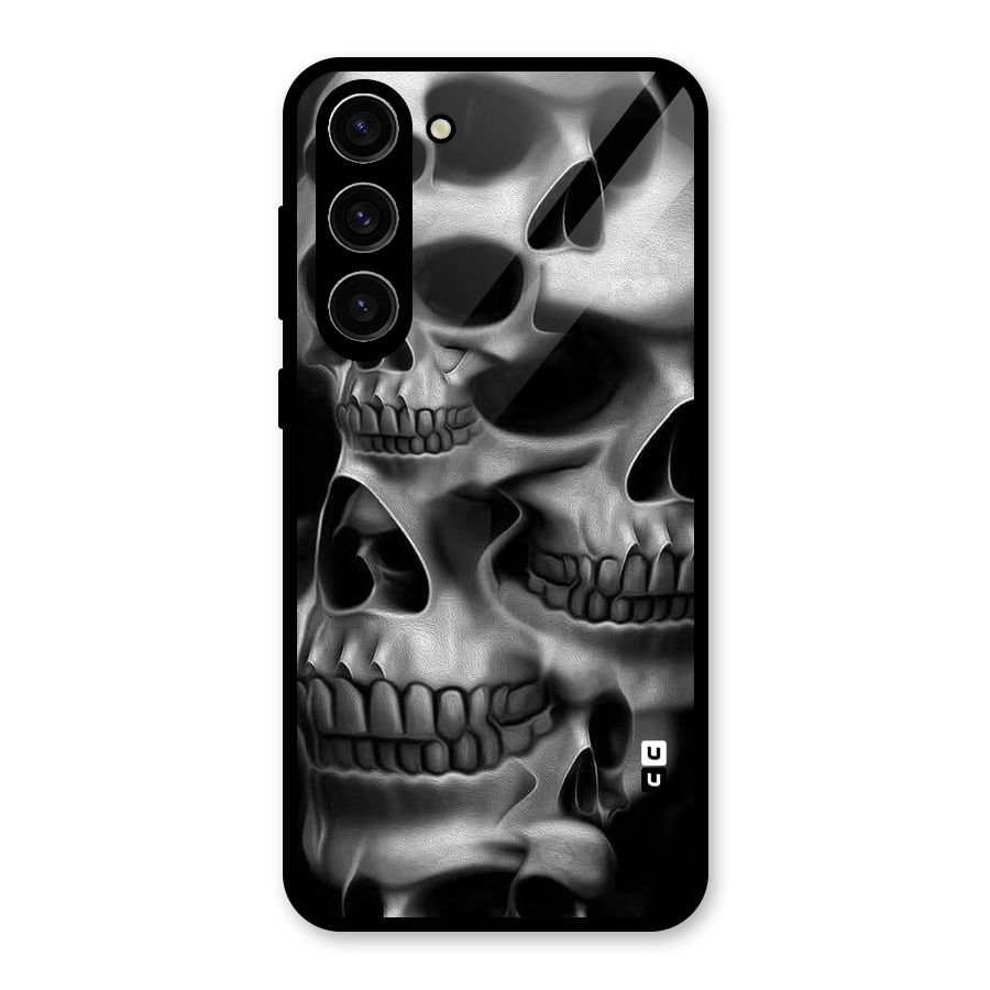 Multiple Skulls Glass Back Case for Galaxy S23 Plus