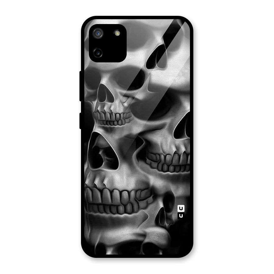 Multiple Skulls Glass Back Case for Realme C11