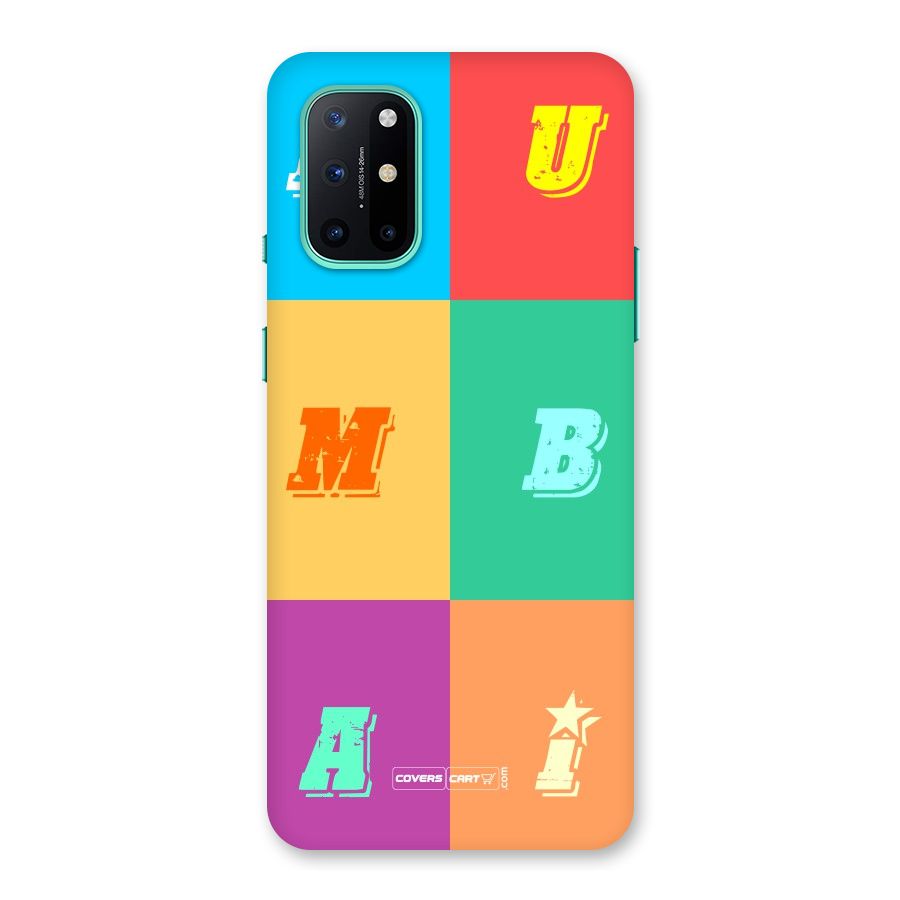 Mumbai Alphabets Back Case for OnePlus 8T
