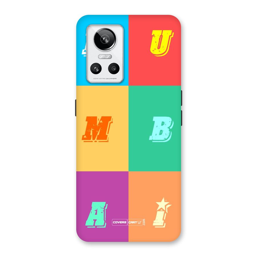 Mumbai Alphabets Back Case for Realme GT Neo 3