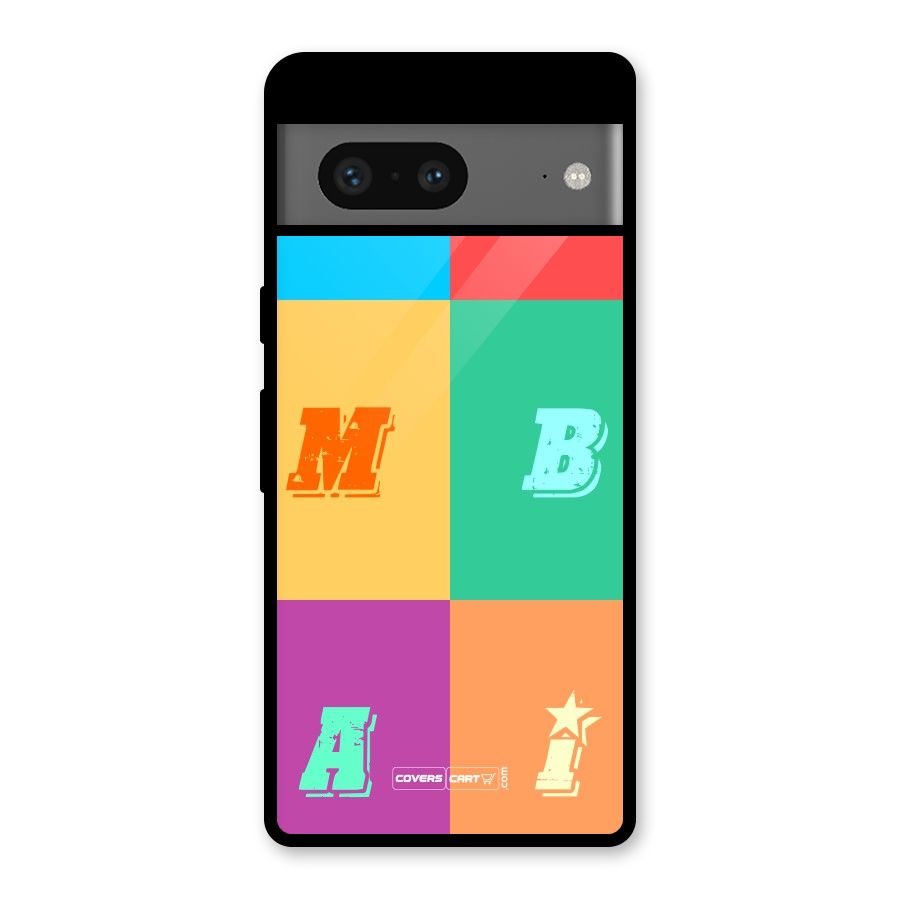 Mumbai Alphabets Glass Back Case for Google Pixel 7