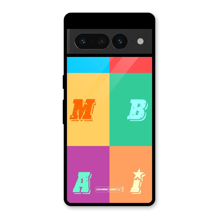 Mumbai Alphabets Glass Back Case for Google Pixel 7 Pro