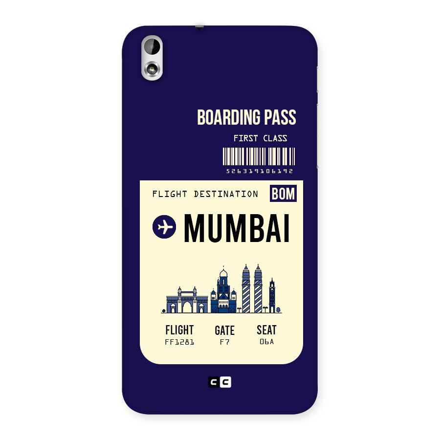 Mumbai Boarding Pass Back Case for HTC Desire 816g