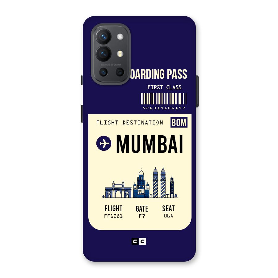 Mumbai Boarding Pass Back Case for OnePlus 9R