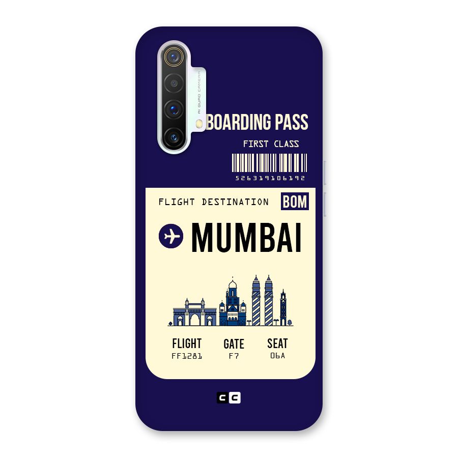 Mumbai Boarding Pass Back Case for Realme X3 SuperZoom