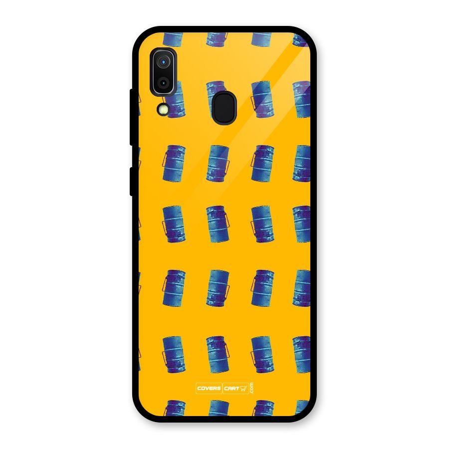 Mumbai Citystyle Glass Back Case for Galaxy A30