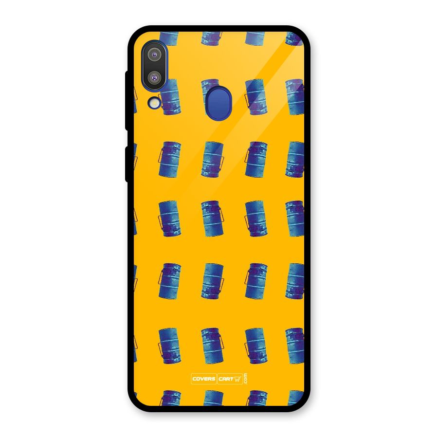 Mumbai Citystyle Glass Back Case for Galaxy M20