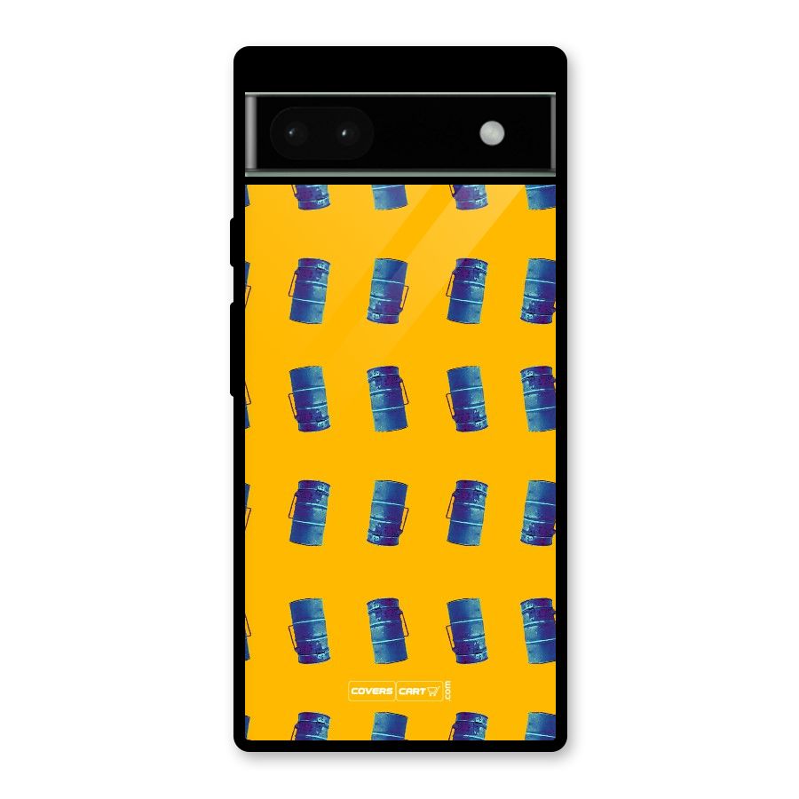Mumbai Citystyle Glass Back Case for Google Pixel 6a