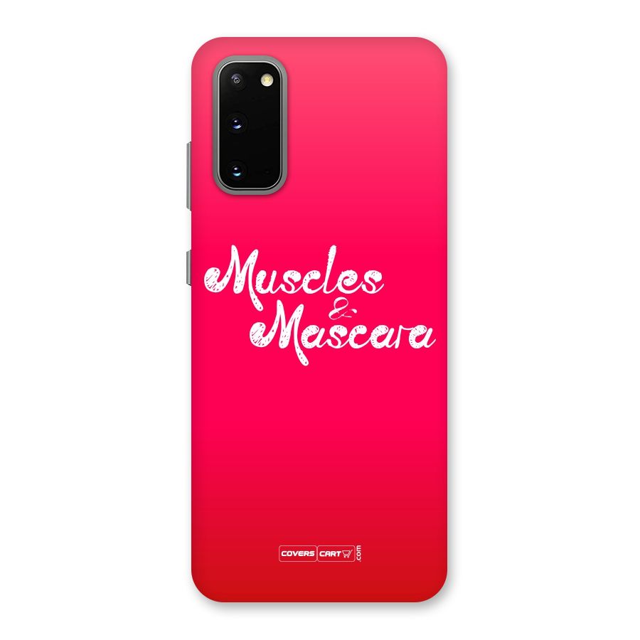 Muscles and Mascara Back Case for Galaxy S20
