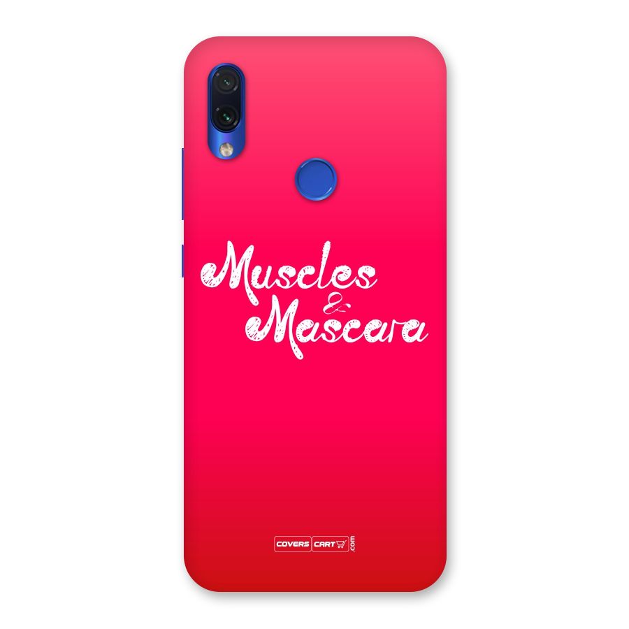 Muscles and Mascara Back Case for Redmi Note 7