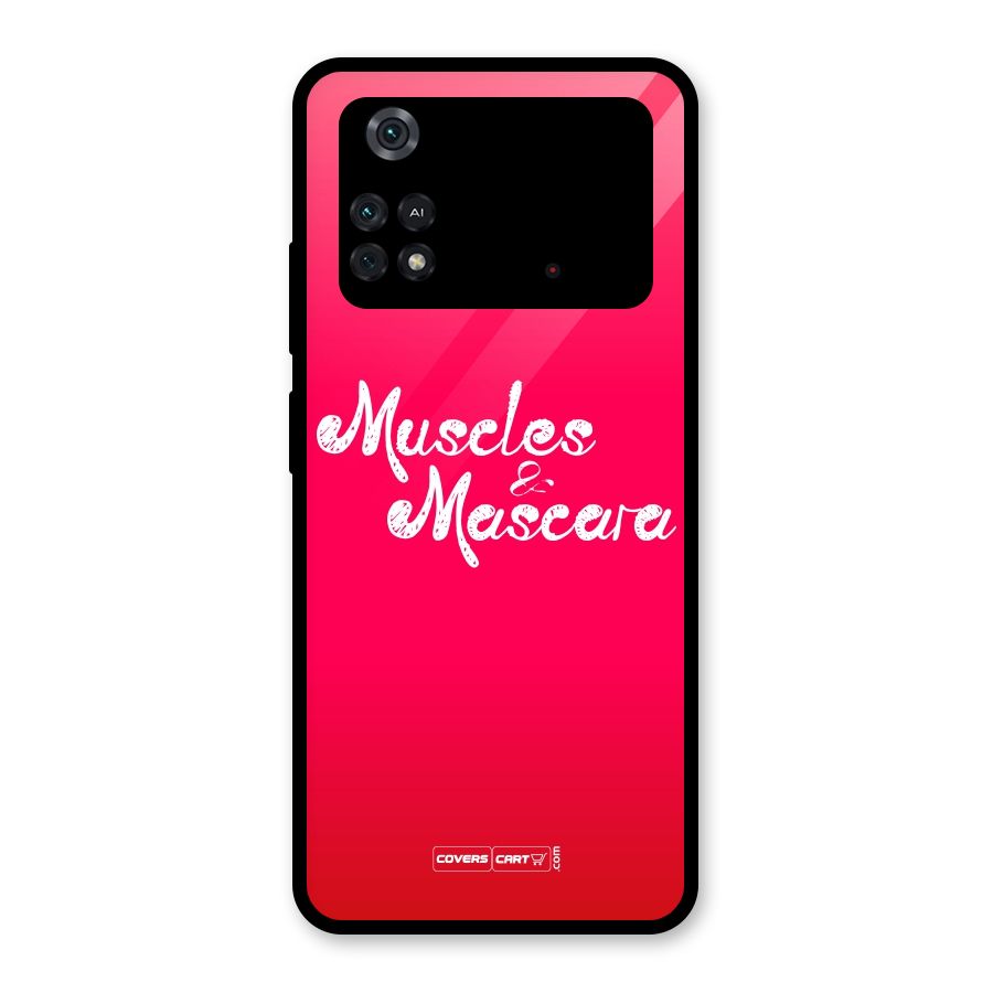Muscles and Mascara Glass Back Case for Poco M4 Pro 4G