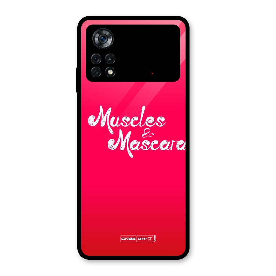 Muscles and Mascara Glass Back Case for Poco X4 Pro 5G