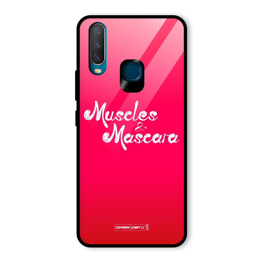Muscles and Mascara Glass Back Case for Vivo U10
