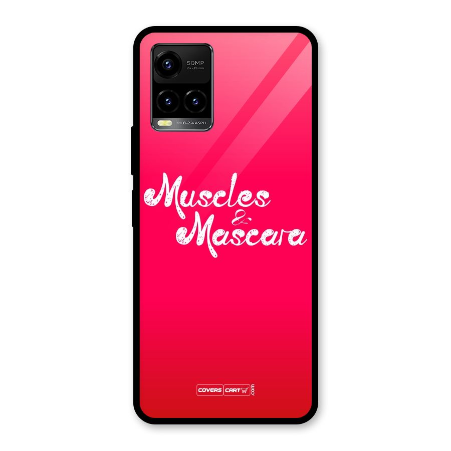 Muscles and Mascara Glass Back Case for Vivo Y21T