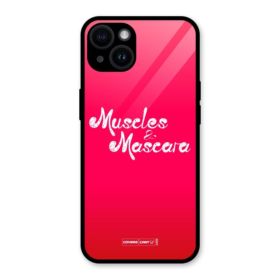 Muscles and Mascara Glass Back Case for iPhone 14