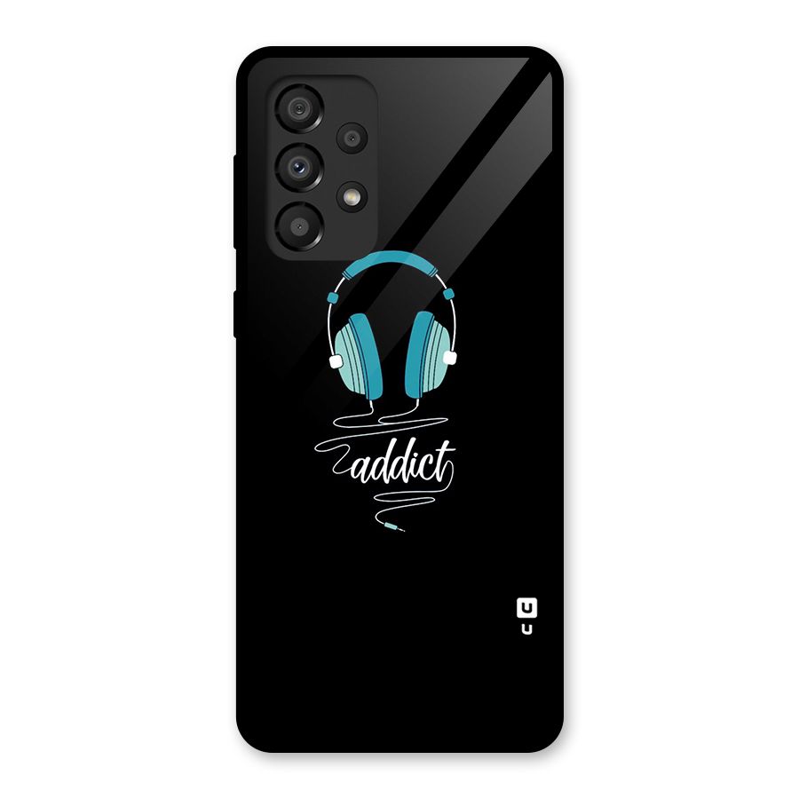 Music Addict Glass Back Case for Galaxy A33 5G