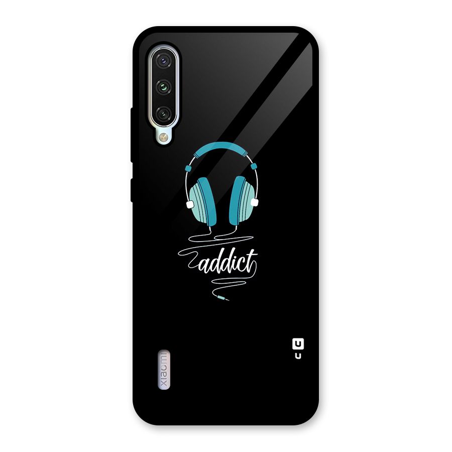 Music Addict Glass Back Case for Mi A3