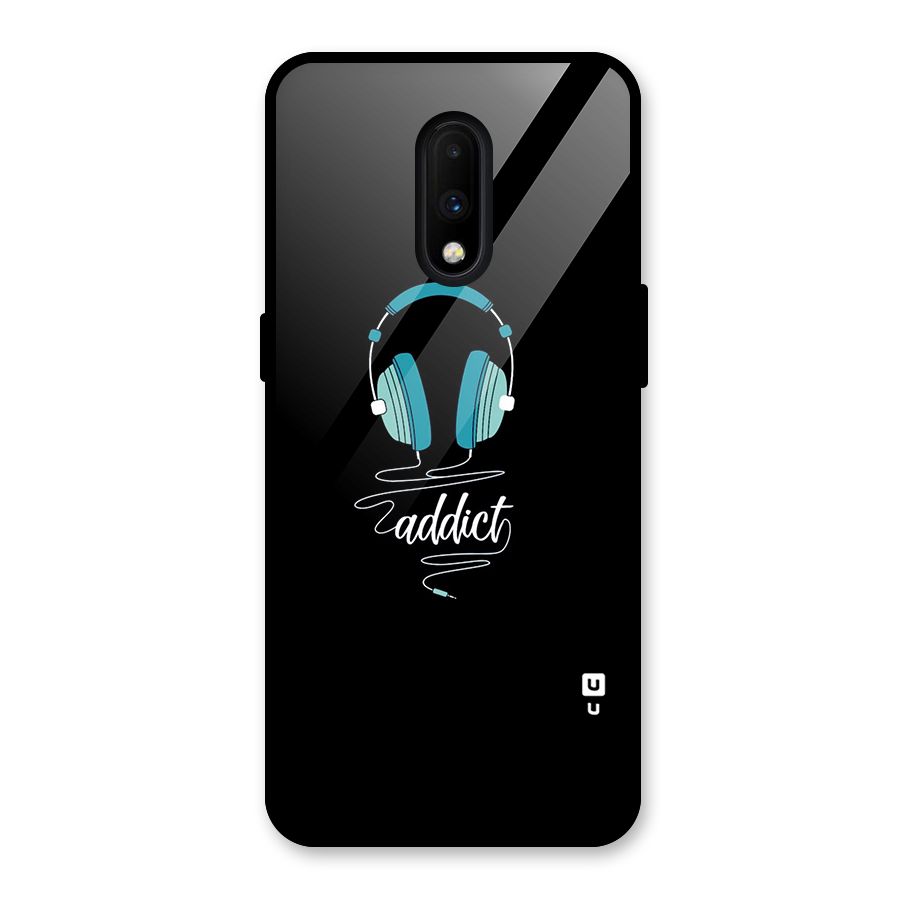 Music Addict Glass Back Case for OnePlus 7
