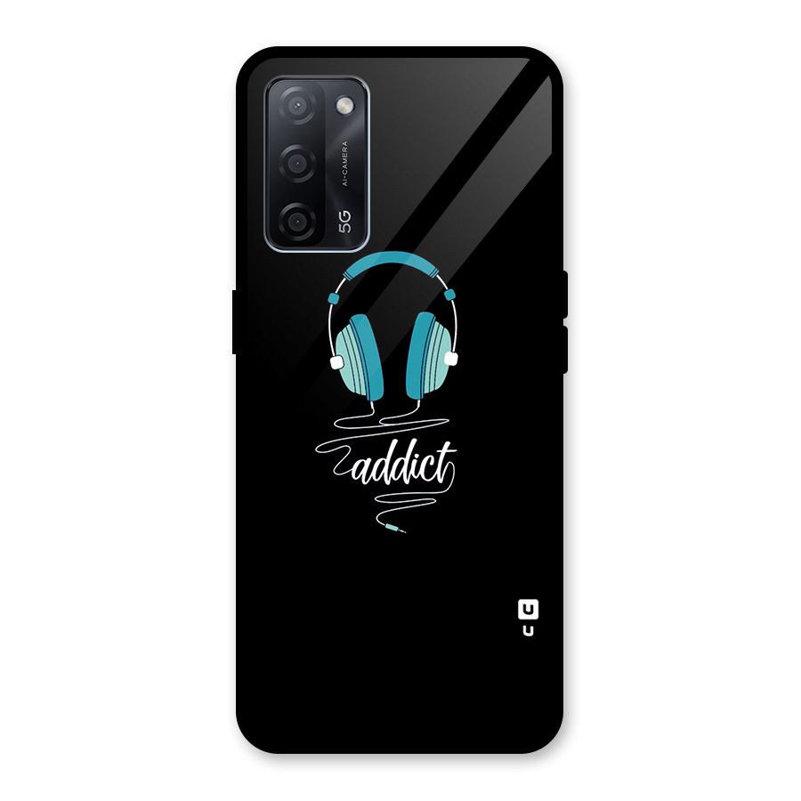 Music Addict Glass Back Case for Oppo A53s 5G