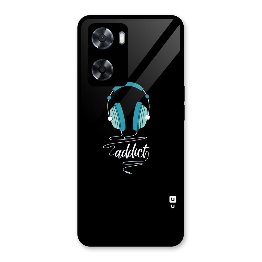 Music Addict Glass Back Case for Oppo A57 2022