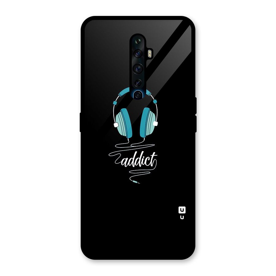 Music Addict Glass Back Case for Oppo Reno2 F