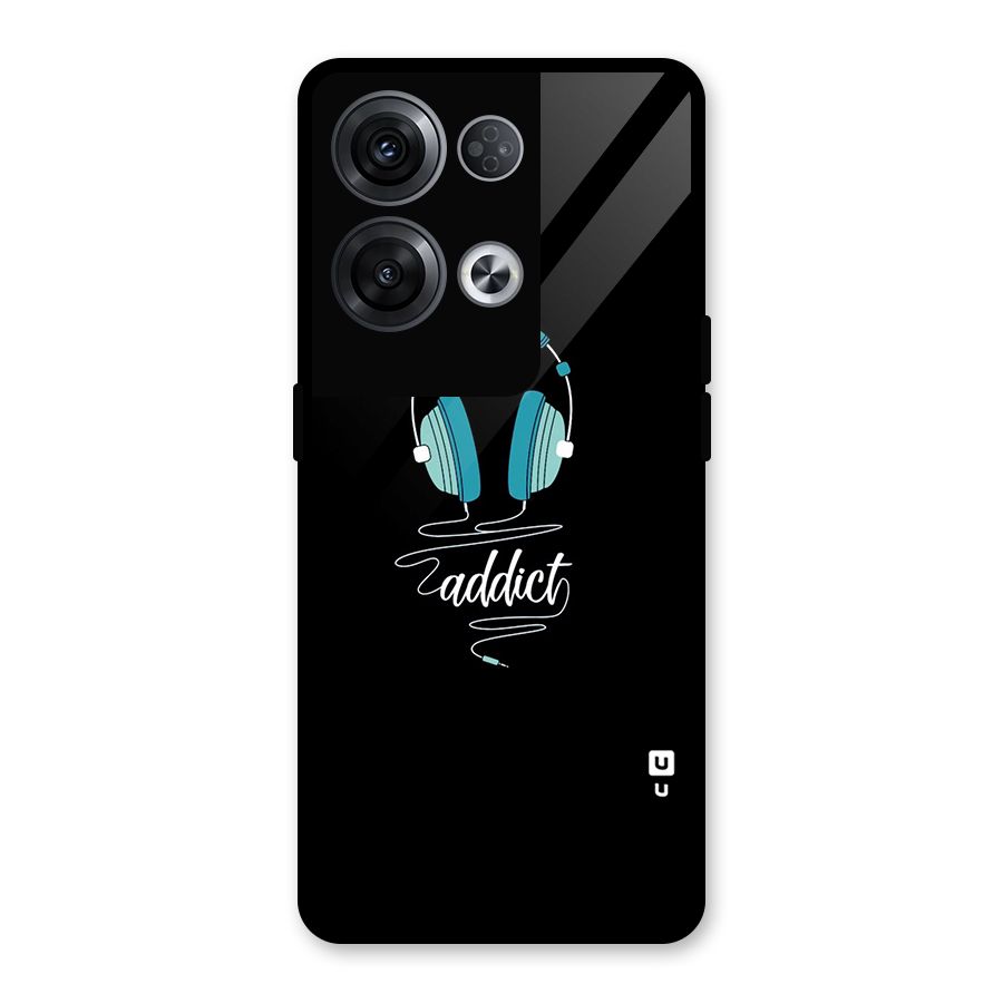 Music Addict Glass Back Case for Oppo Reno8 Pro 5G