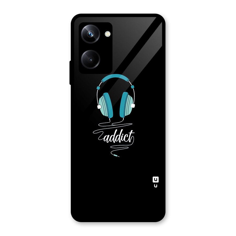Music Addict Glass Back Case for Realme 10 Pro