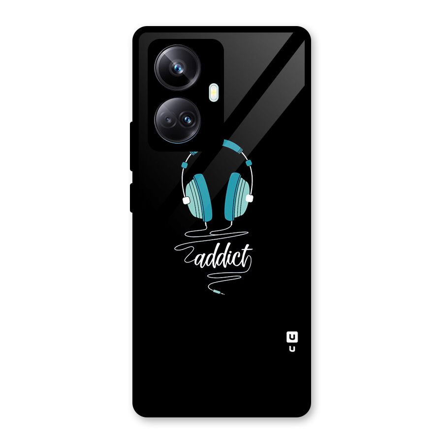 Music Addict Glass Back Case for Realme 10 Pro Plus