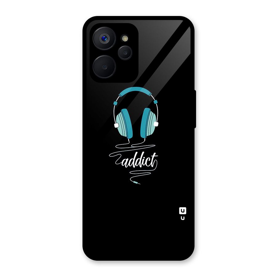 Music Addict Glass Back Case for Realme 9i 5G