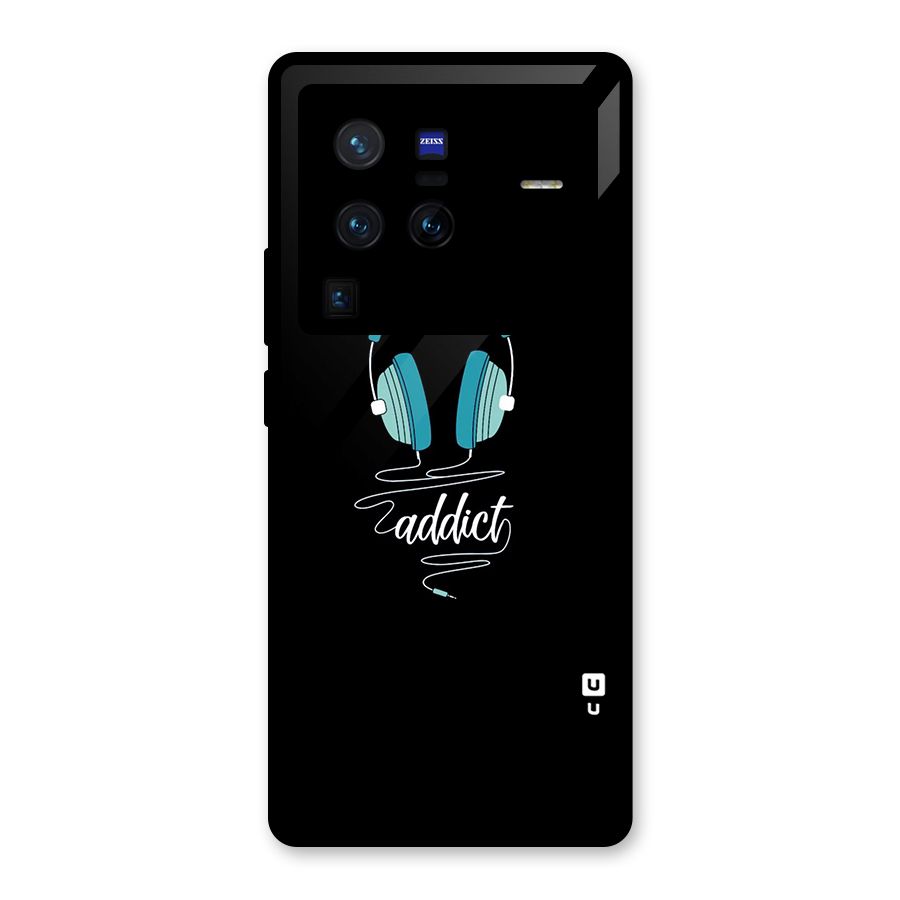 Music Addict Glass Back Case for Vivo X80 Pro