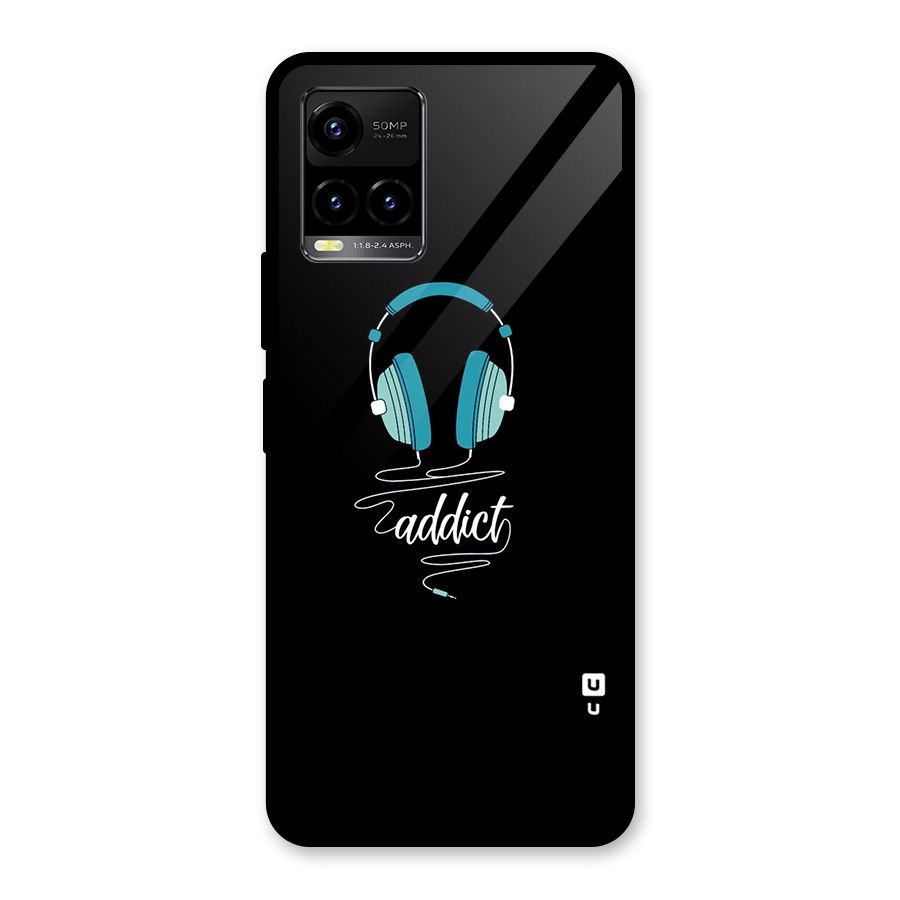 Music Addict Glass Back Case for Vivo Y21T