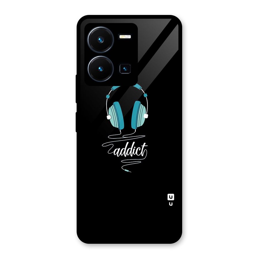 Music Addict Glass Back Case for Vivo Y35