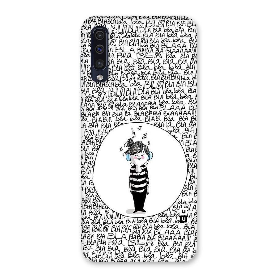 Music And Bla Bla Back Case for Galaxy A50