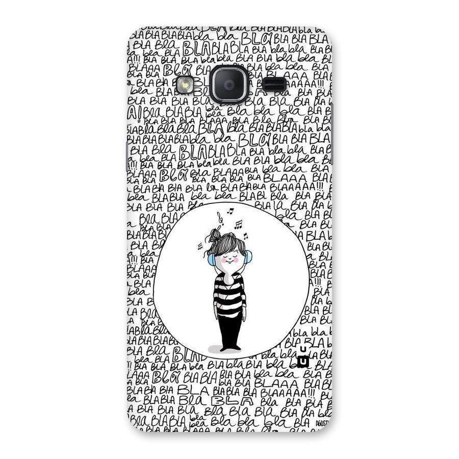 Music And Bla Bla Back Case for Galaxy On7 2015