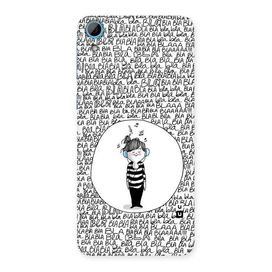 Music And Bla Bla Back Case for HTC Desire 826