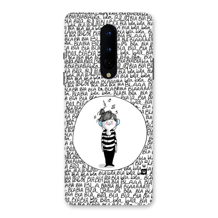 Music And Bla Bla Back Case for OnePlus 8