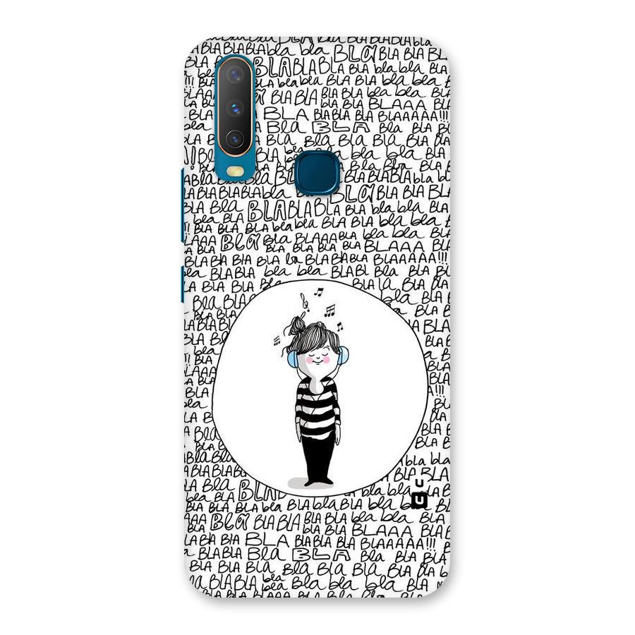 Music And Bla Bla Back Case for Vivo U10