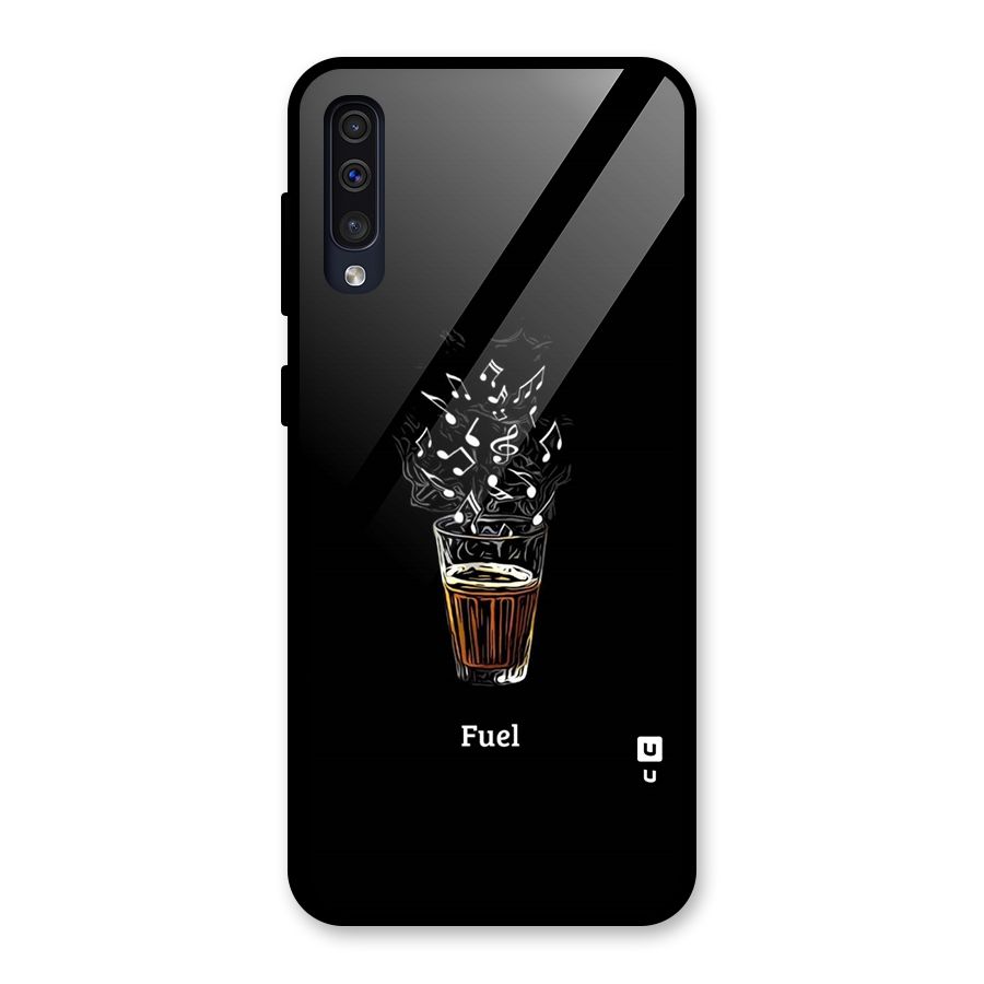 Music Chai My Fuel Glass Back Case for Galaxy A30s