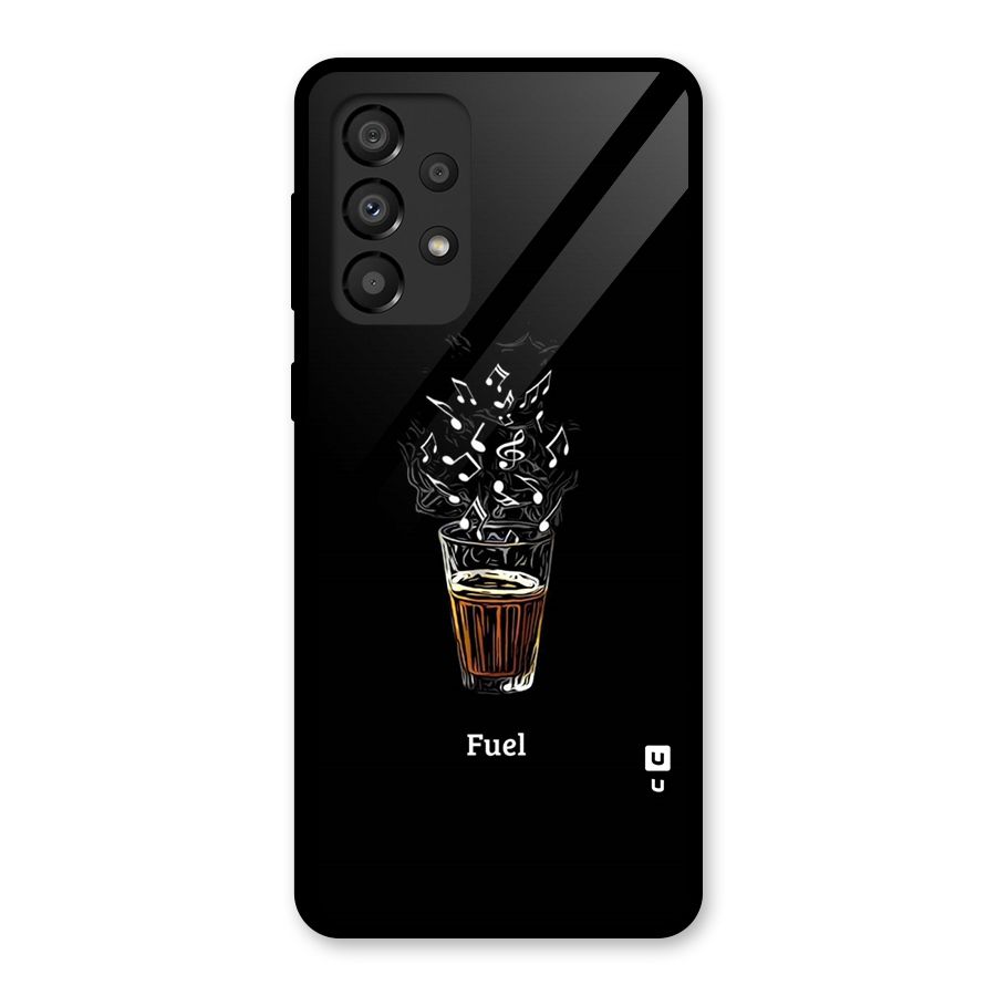 Music Chai My Fuel Glass Back Case for Galaxy A33 5G