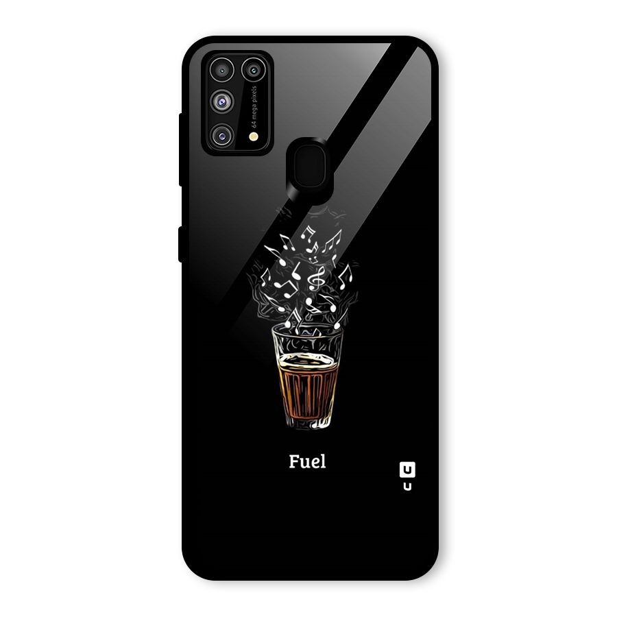 Music Chai My Fuel Glass Back Case for Galaxy M31