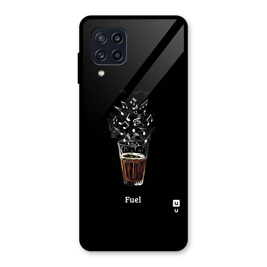 Music Chai My Fuel Glass Back Case for Galaxy M32