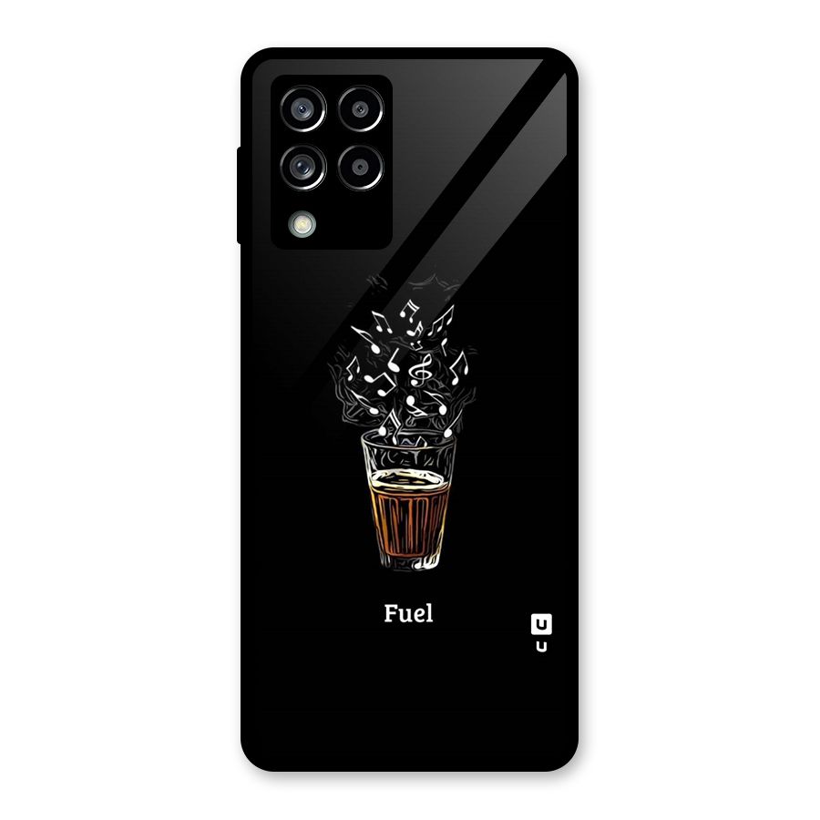 Music Chai My Fuel Glass Back Case for Galaxy M53 5G