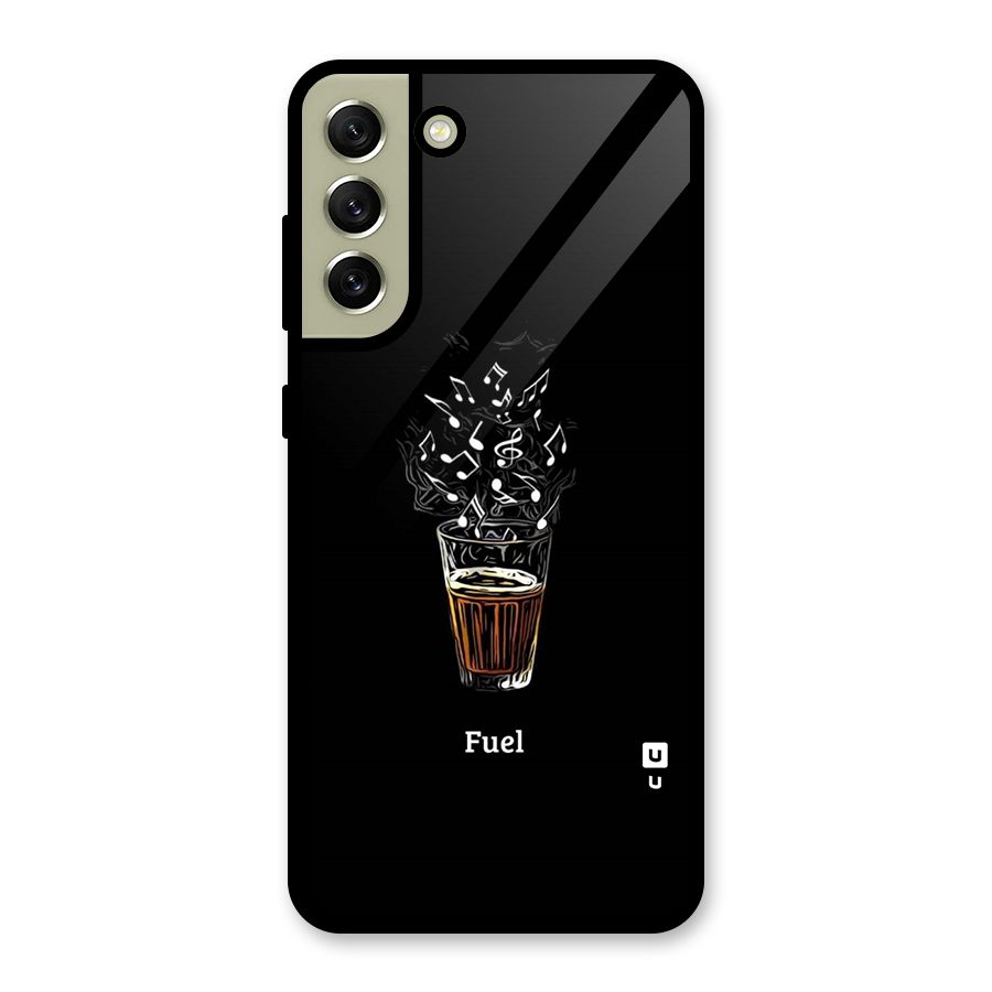 Music Chai My Fuel Glass Back Case for Galaxy S21 FE 5G