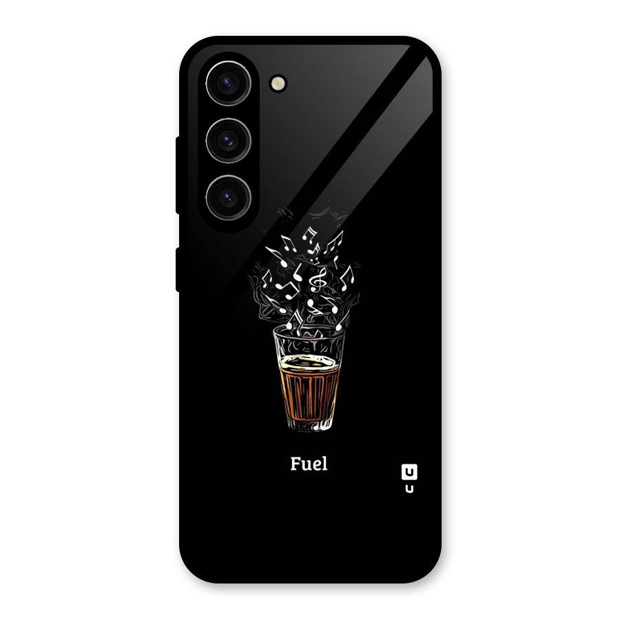 Music Chai My Fuel Glass Back Case for Galaxy S23