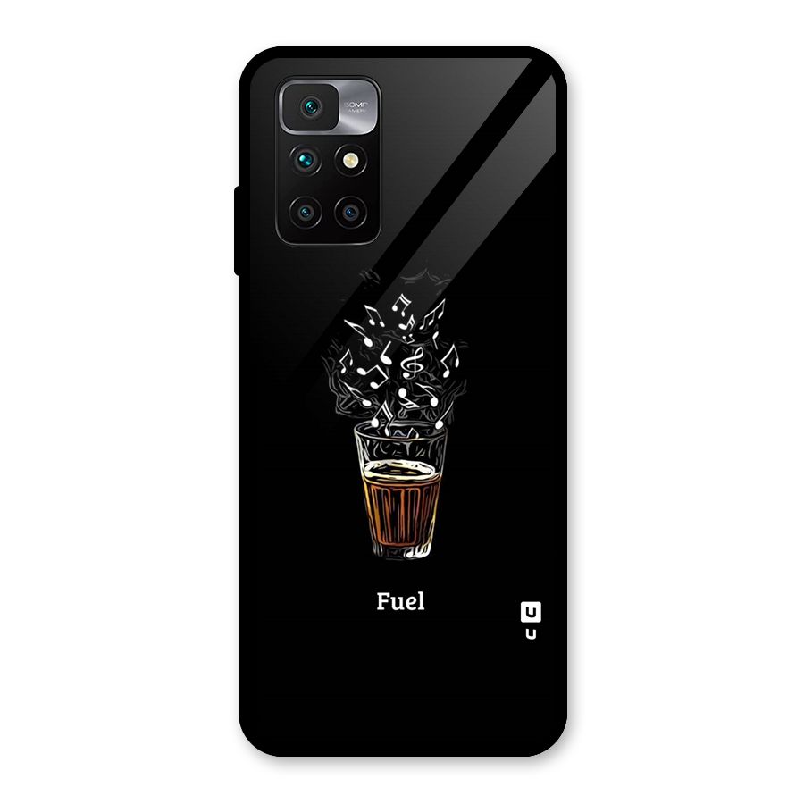 Music Chai My Fuel Glass Back Case for Redmi 10 Prime