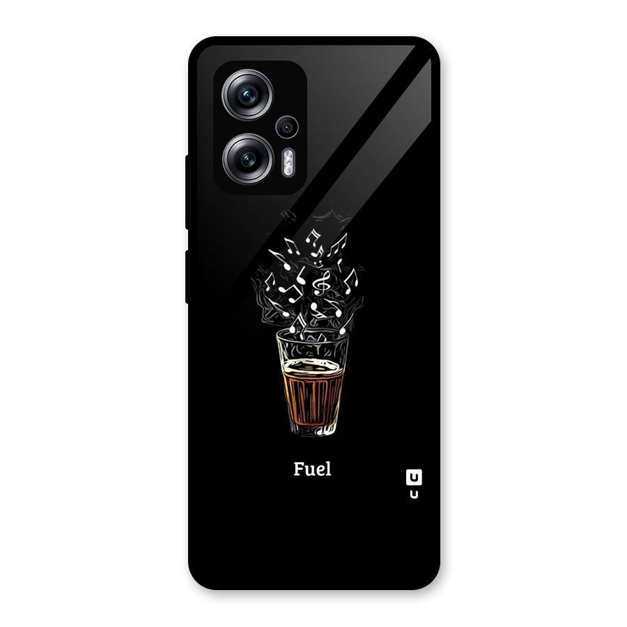 Music Chai My Fuel Glass Back Case for Redmi K50i